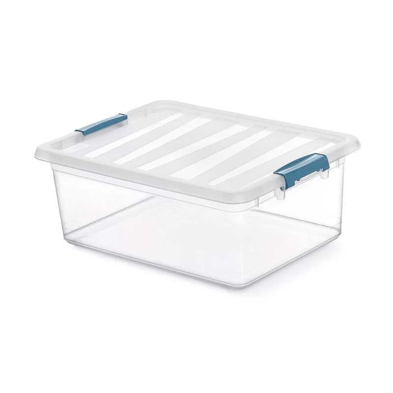 Multi-use Box Domopak Living Katla 39 x 29 x 15,5 cm Transparent  polypropylene 12