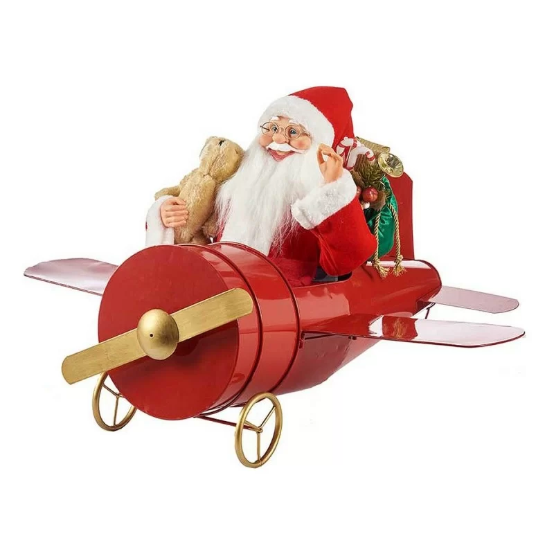 Santa in an airplane - Bauble Stocking