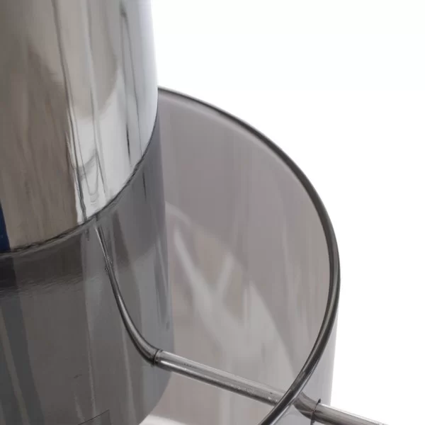 Ceiling Light 13 x 13 x 120 cm Crystal Metal Silver Ø 15 cm