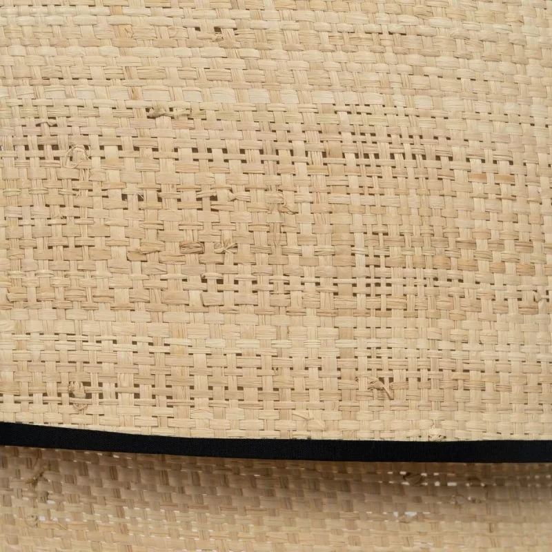 Ceiling Light Black Natural Raffia Iron Plastic...