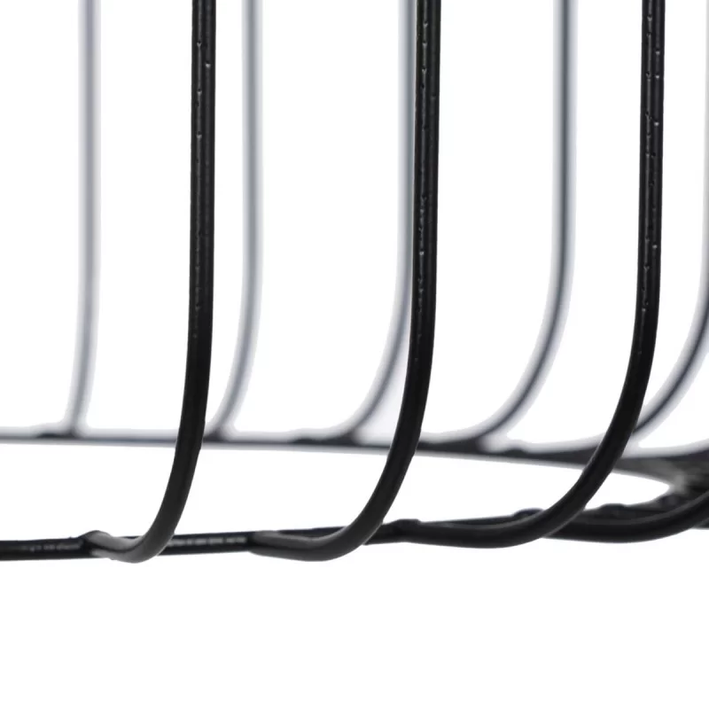 Ceiling Light Black Natural Wood Iron 220-240 V...