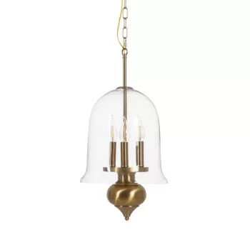 Ceiling Light Golden Crystal Iron 220-240 V 33 x 33 x 54 cm