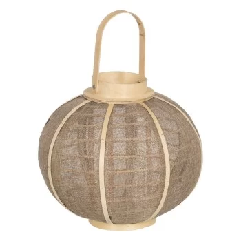 Lantern Candleholder Lantern Beige Natural Jute 33,5 x...