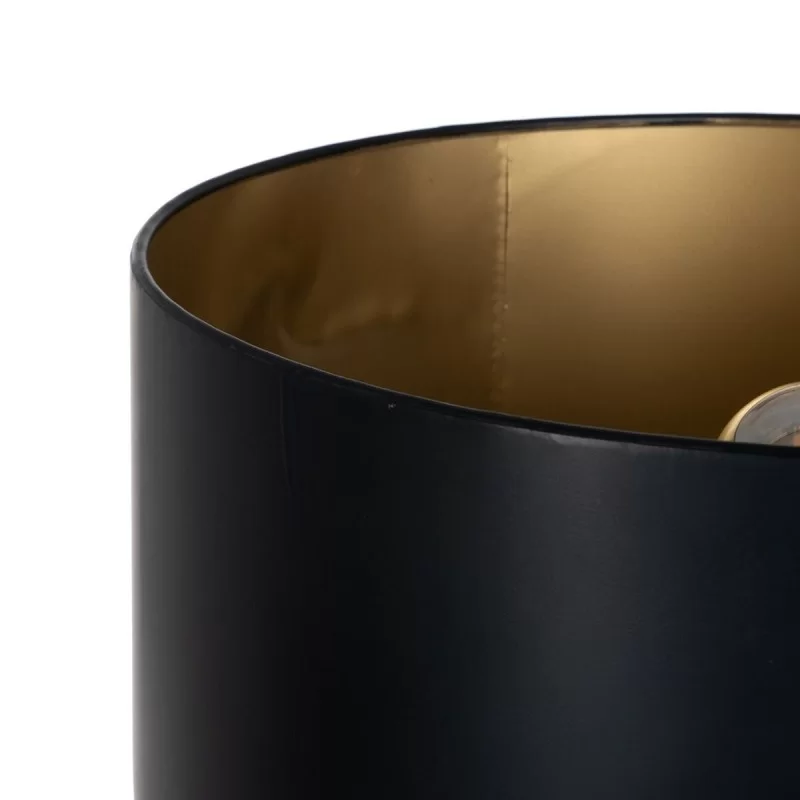 Floor Lamp Black Golden 50 x 50 x 168 cm