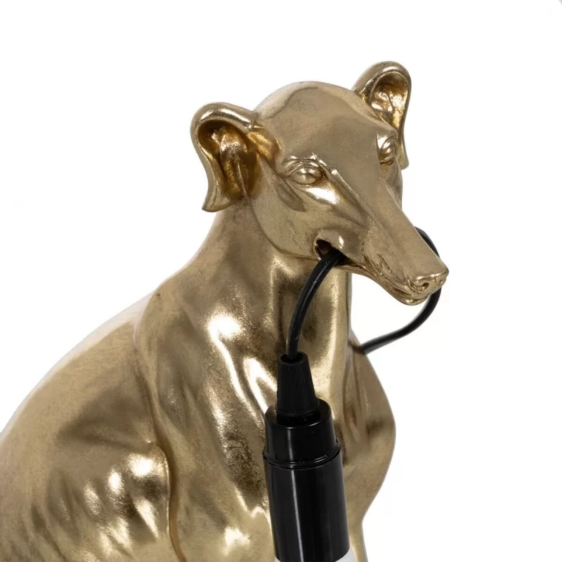 Desk lamp Dog Golden 40 W 220-240 V 25,5 x 16,5...