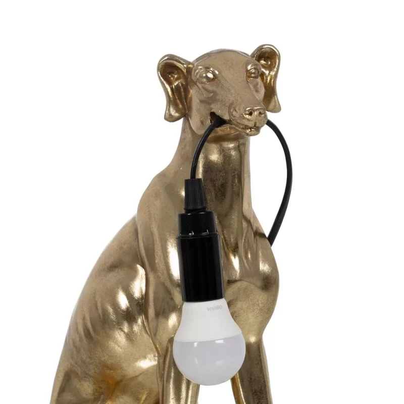 Desk lamp Dog Golden 40 W 220-240 V 25,5 x 16,5...