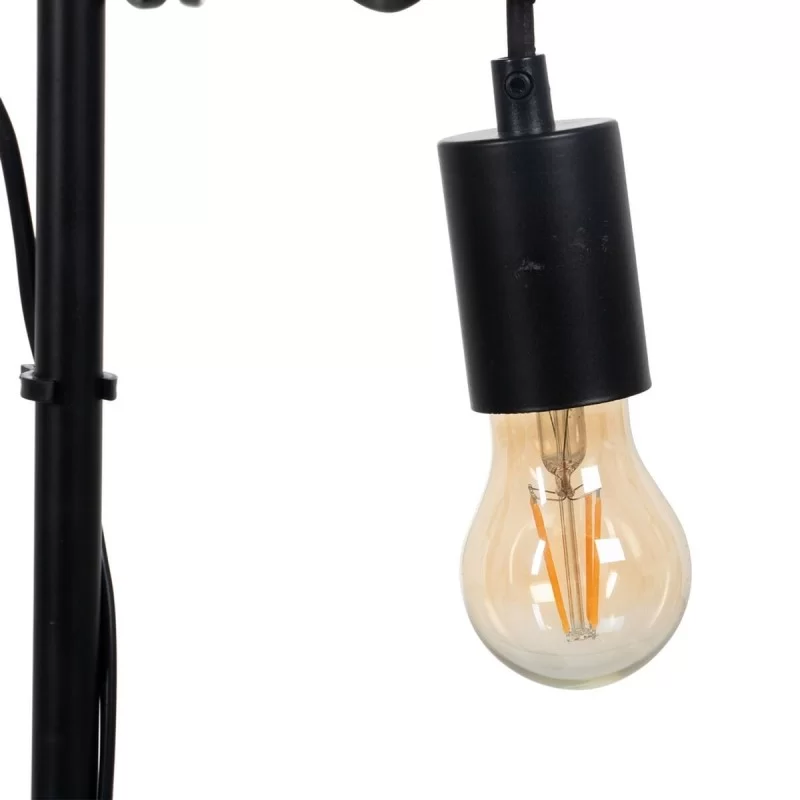 Desk lamp Black Beige Wood Iron 220 -240 V 16 x...