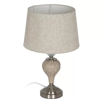 Desk lamp Beige Silver Metal Crystal 10 W 220 V 30 x 30 x...