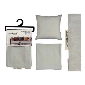 Cushion cover Grey Light grey 45 x 0,5 x 45 cm 60 x 0,5 x...