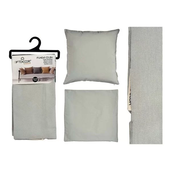 Cushion cover Grey Light grey 45 x 0,5 x 45 cm 60 x 0,5 x 60 cm