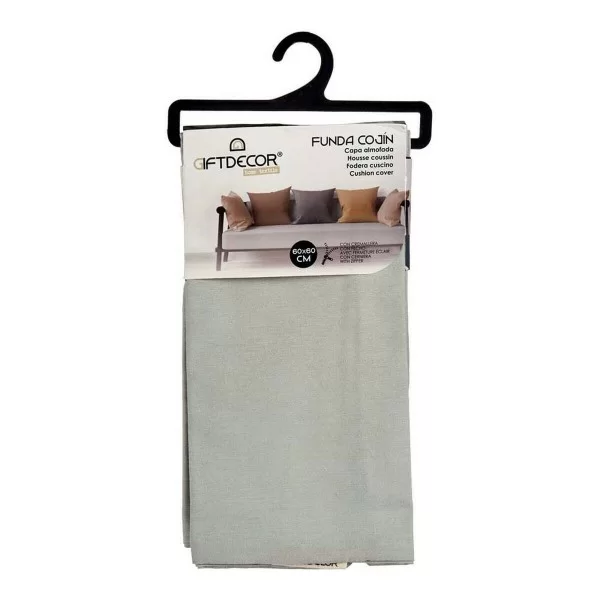 Cushion cover Grey Light grey 45 x 0,5 x 45 cm 60 x 0,5 x 60 cm