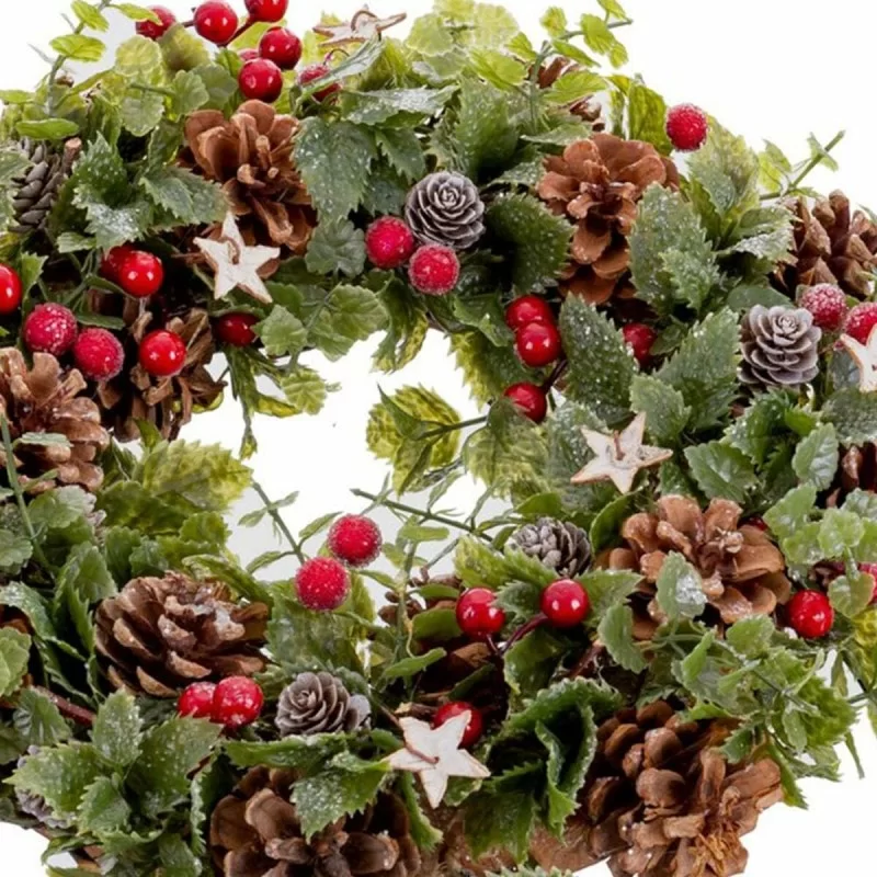 Advent wreathe Red Multicolour Plastic Foam...