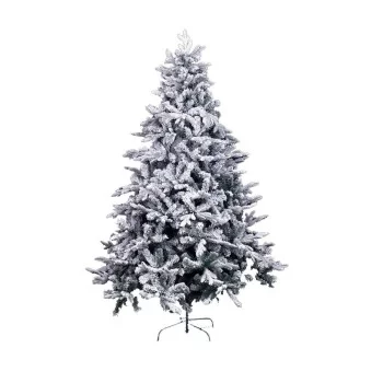 Christmas Tree White Green PVC Metal Polyethylene...