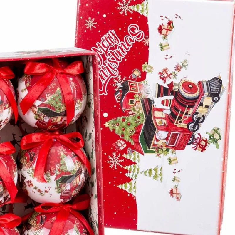 Christmas Baubles Multicolour Polyfoam Train...