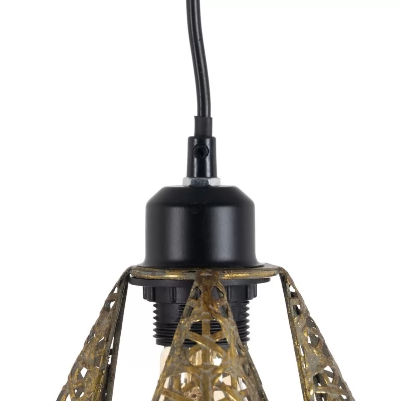 Ceiling Light Golden Silver Iron 220-240 V 24 x...