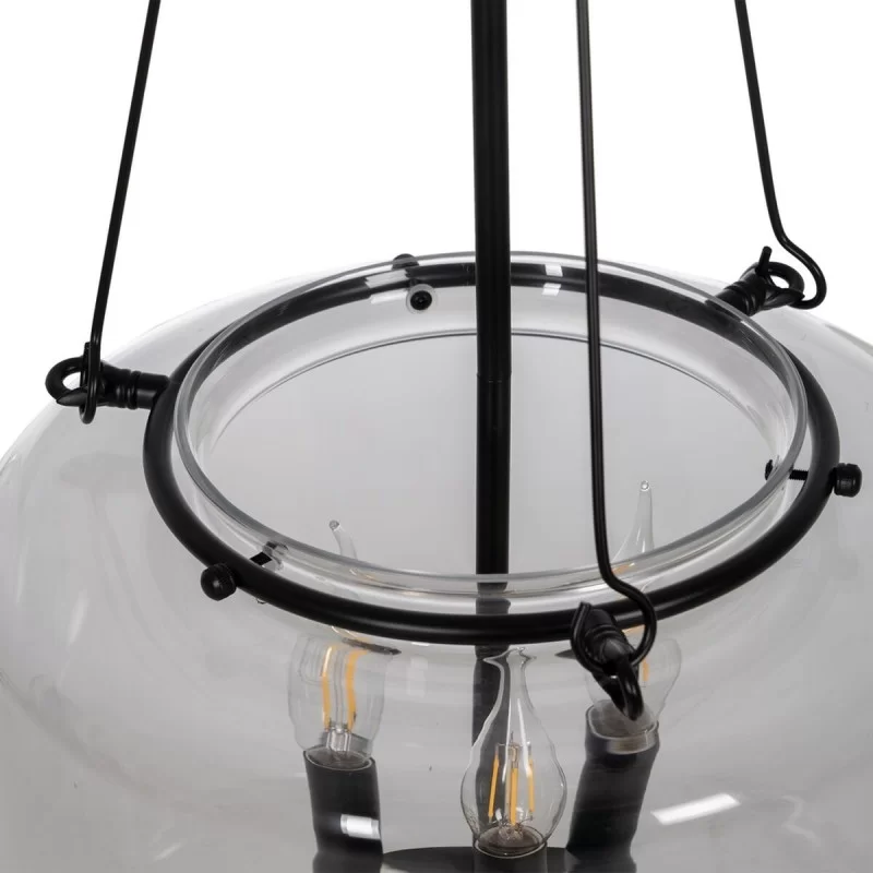 Ceiling Light Black Crystal Iron 220-240 V 35 x...