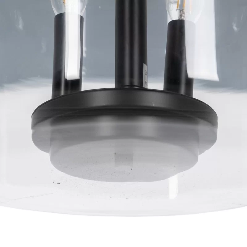 Ceiling Light Black Crystal Iron 220-240 V 35 x...