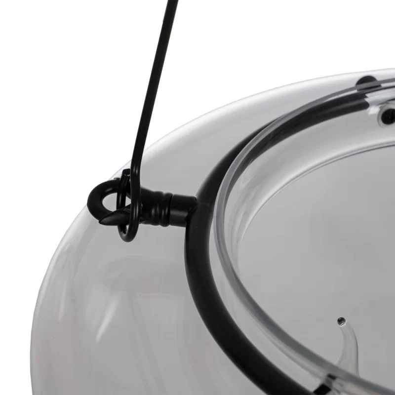 Ceiling Light Black Crystal Iron 220-240 V 35 x...