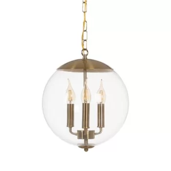Ceiling Light Golden Crystal Iron 220-240 V 30 x 30 x 30 cm