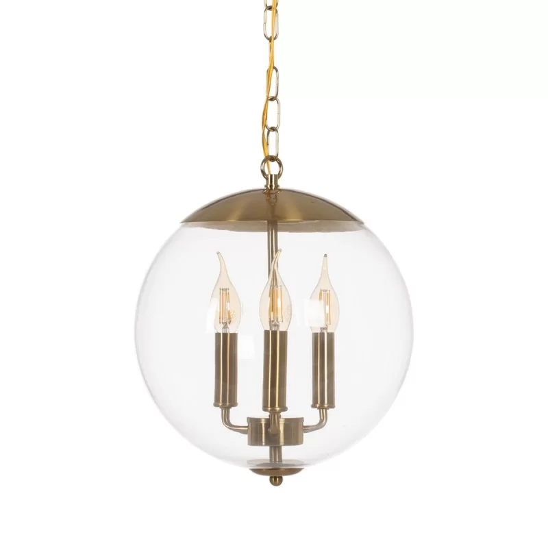 Ceiling Light Golden Crystal Iron 220-240 V 30 x 30 x 30 cm