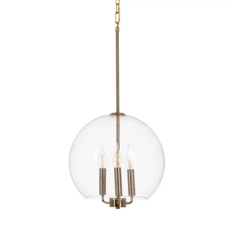 Ceiling Light Golden Crystal Iron 220-240 V 30 x 30 x 60 cm