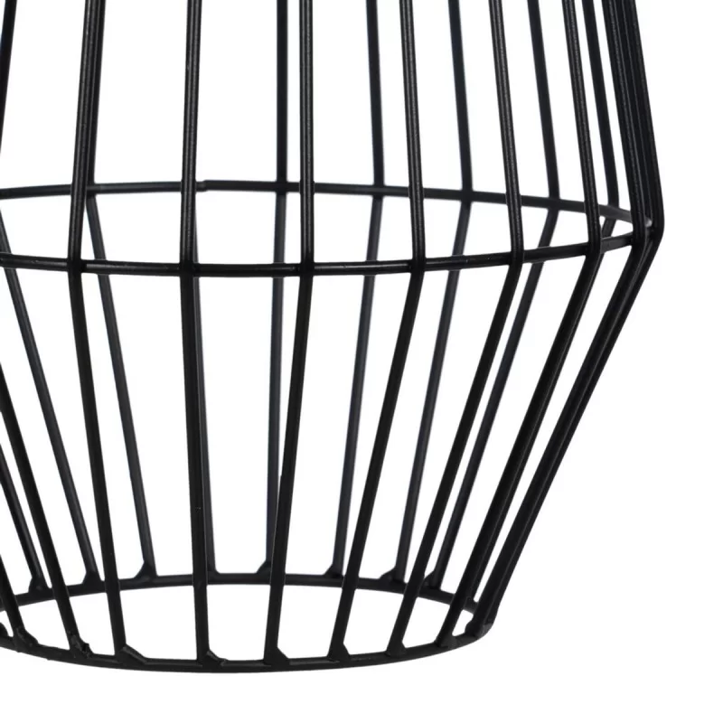 Ceiling Light Black Natural Wood Iron 220-240 V...