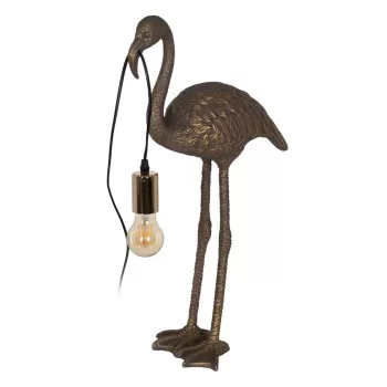 Desk lamp Flamingo Golden Polyresin 40 W 220-240 V 37 x...