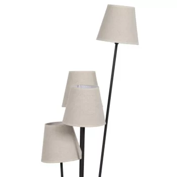 Floor Lamp Brown Black Cream Iron 60 W 220-240 V 30 x 36... 2