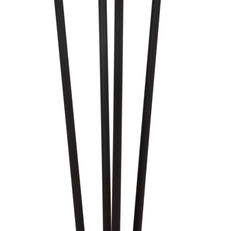 Floor Lamp Brown Black Cream Iron 60 W 220-240...