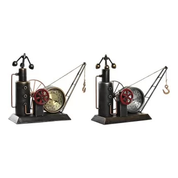 Table clock DKD Home Decor 40,5 x 15 x 32,5 cm Silver...