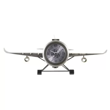 Table clock DKD Home Decor 42 x 23 x 14 cm Aeroplane Iron... 2