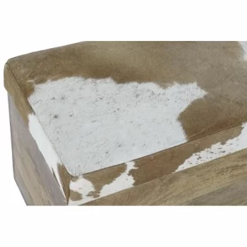 Chest DKD Home Decor Wood Leather (70 x 35 x 45 cm) 2