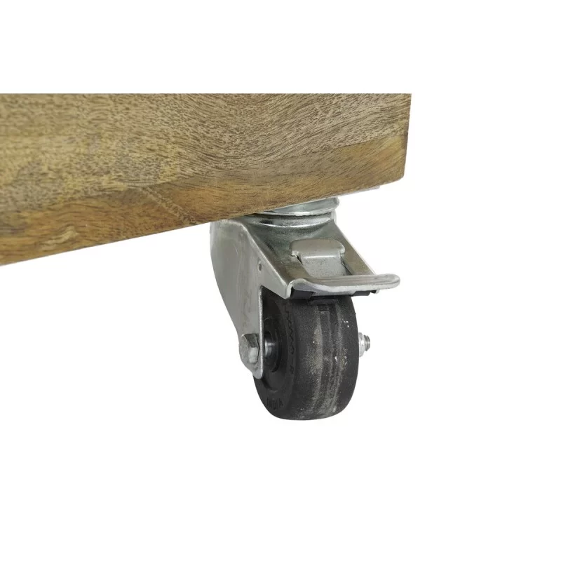 Chest DKD Home Decor Wood Leather (70 x 35 x 45...