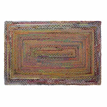 Carpet DKD Home Decor Brown Multicolour Jute Cotton (160...
