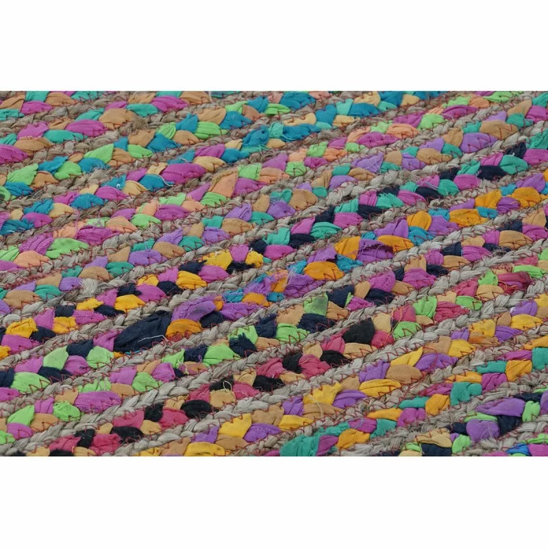 Carpet DKD Home Decor Brown Multicolour Jute...