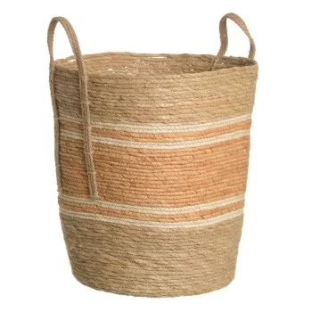 Set of Baskets 42 x 42 x 48 cm Natural Orange Natural... 2