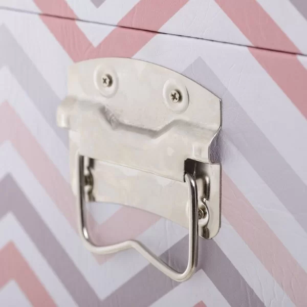 Set of Chests 51 x 31 x 32 cm PVC DMF (2 Pieces)