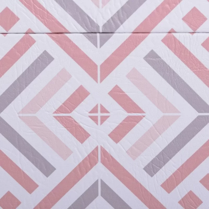 Set of Chests 51 x 31 x 32 cm PVC DMF (2 Pieces)