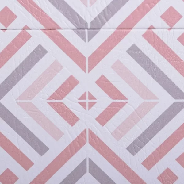 Set of Chests 51 x 31 x 32 cm PVC DMF (2 Pieces)