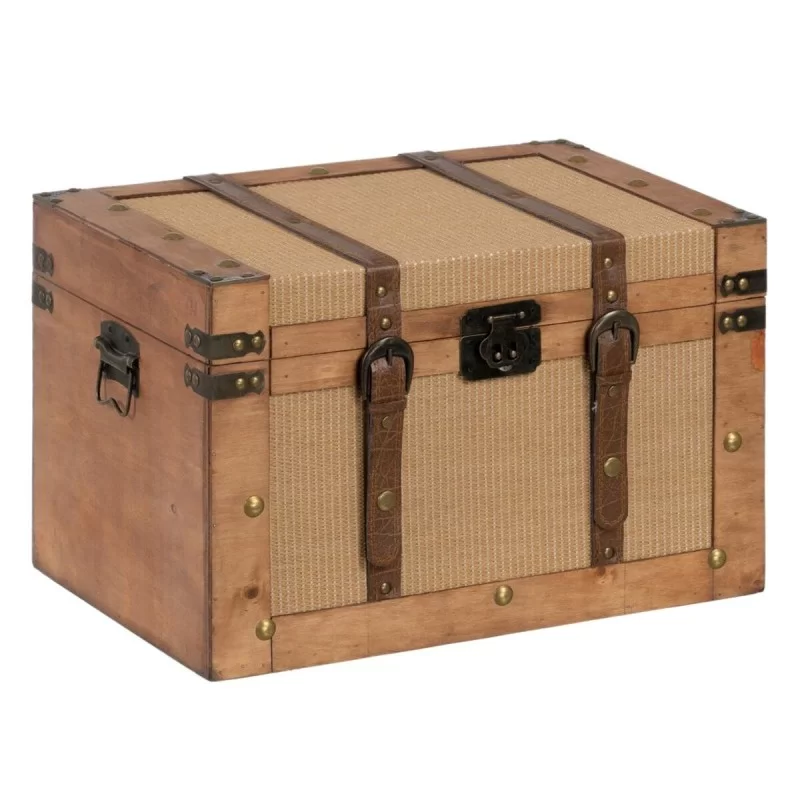 Set of Chests 45 x 30 x 29 cm Synthetic Fabric...