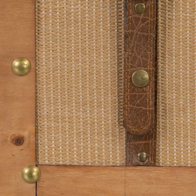 Set of Chests 45 x 30 x 29 cm Synthetic Fabric...