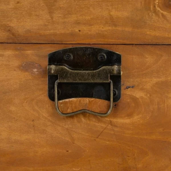 Set of Chests 90 x 47 x 45 cm Synthetic Fabric Wood Frames (3 Pieces)