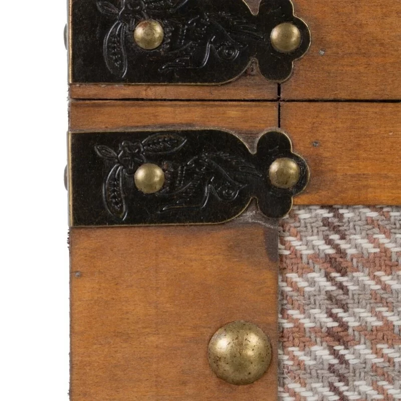 Set of Chests 90 x 47 x 45 cm Synthetic Fabric...