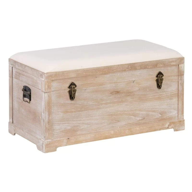 Set of Chests Synthetic Fabric 80 x 40 x 42 cm...