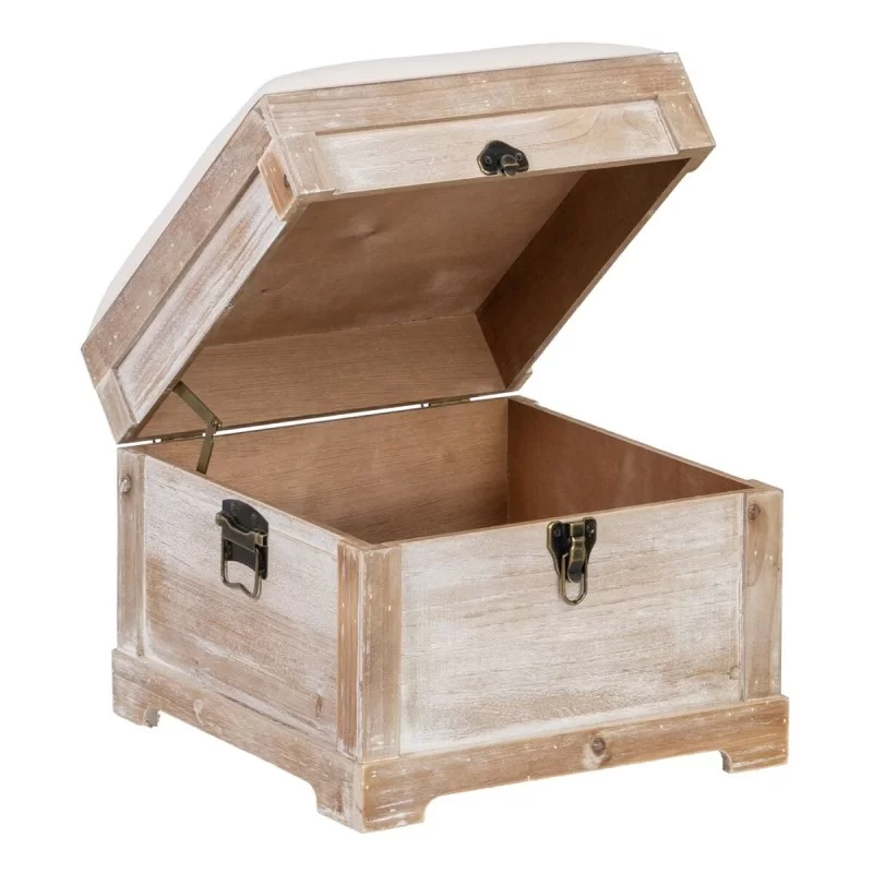 Set of Chests Synthetic Fabric 80 x 40 x 42 cm...