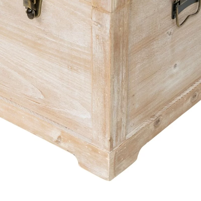 Set of Chests Synthetic Fabric 80 x 40 x 42 cm...