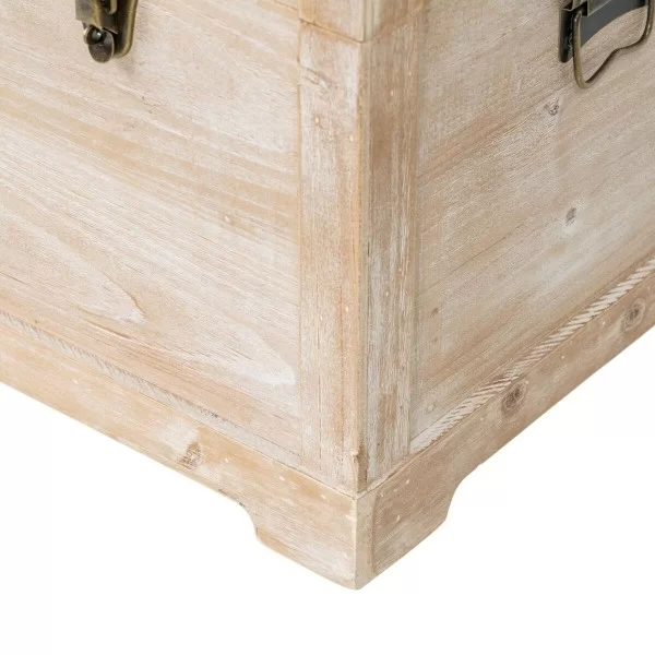 Set of Chests Synthetic Fabric 80 x 40 x 42 cm DMF (3 Pieces)