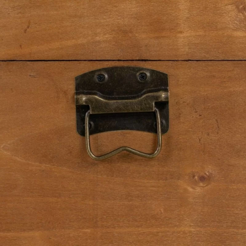 Set of Chests 45 x 30 x 29 cm Synthetic Fabric...