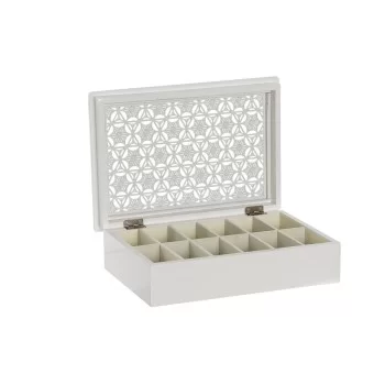 Box for watches DKD Home Decor 29 x 20 x 9 cm Crystal...