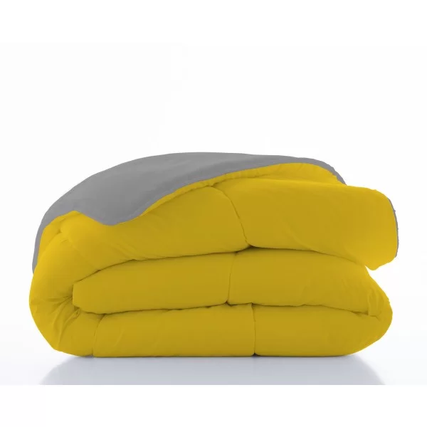 Duvet Naturals Colors 300 gsm Grey Mustard (240 x 260 cm) (Double)